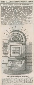 The Martyrs Memorial, Smithfield by English School