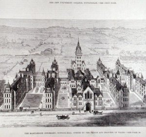 The Marylebone Infirmary, Notting Hill, Opened by the Prince and Princess of Wales, from The Illustrated London News by English School