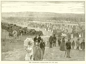 The Melbourne Race-Course on Cup Day by English School