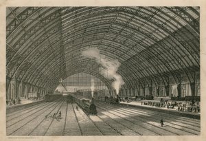 The Midland Railway Station, St Pancras, London