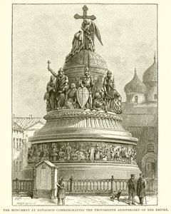 The Monument at Novgorod Commemorating the Thousandth Anniversary of the Empire, 1862