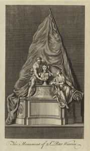 The Monument of Sir Peter Warren by English School