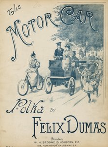 The Motor Car Polka by Felix Dumas by English School