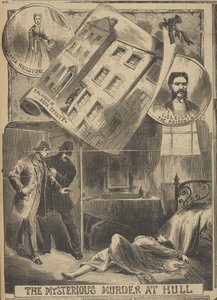 The Mysterious Murder at Hull, Illustrated Police News by English School