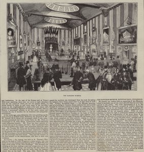 The Napoleon Museum, The Egyptian Hall, London by English School