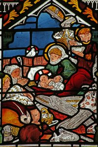 The Nativity with Adoration of a Magi and a Shepherd