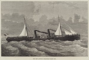 The New Antwerp Steam-Boat Baron Osy by English School