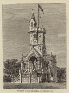 The New Burns Memorial at Kilmarnock by English School