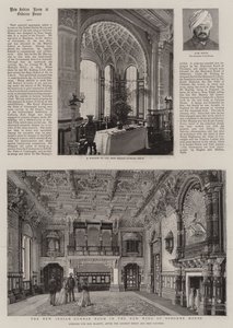 The New Indian Durbar Room in the New Wing of Osborne House by English School