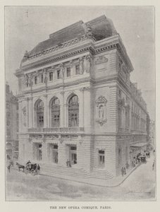 The New Opera Comique, Paris by English School