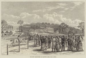 The New Racecourse at Sandown Park, near Esher by English School