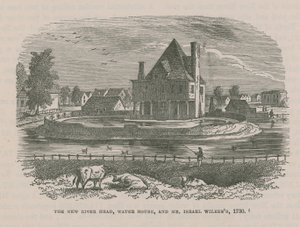 The New River Head, Water House, and Mr Israel Wilkess, 1730 by English School