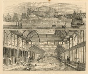 The New Swimming Baths on the Thames