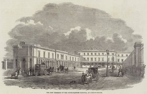 The New Terminus of the South-Eastern Railway, at London-Bridge by English School