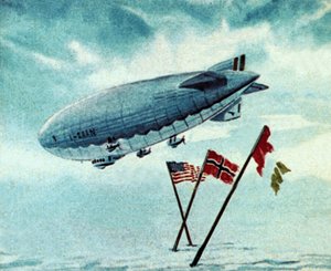 The Norge Airship by English School