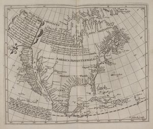 The North Part of America: conteyning Newfoundland, New England, Virginia, by Henry Briggs by English School
