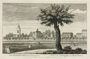 The North West View of Newington by English School