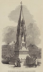 The Notts Testimonial to Lord George Bentinck, in the Market-Place, Mansfield by English School