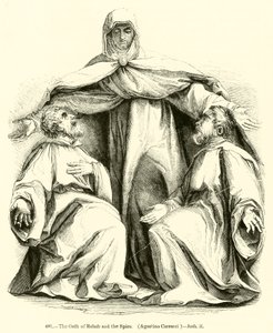 The Oath of Rahab and the Spies, Agostino Carracci, Joshua ii by English School