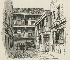 The Old Bell, Holborn, London by English School