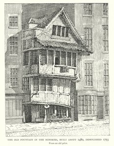 The Old Fountain in the Minories, Built about 1480, Demolished 1793 by English School