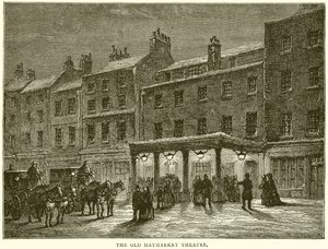 The Old Haymarket Theatre by English School