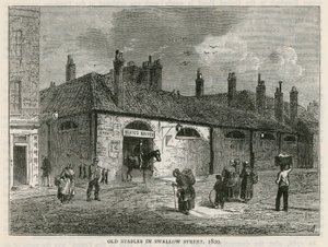 The Old Stables in Swallow Street, London by English School