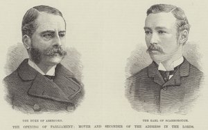 The Opening of Parliament, Mover and Seconder of the Address in the Lords by English School