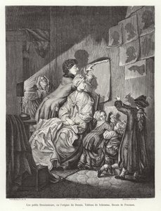 The Origin of Painting: a Family Making Chinese Shadows by English School