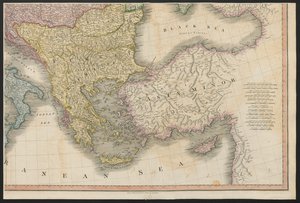 The Ottoman Empire, from Europe, Describing All the Changes of Territory, Published 1816