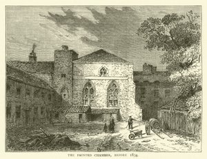 The Painted Chamber, before 1834 by English School