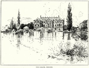 The Palace, Dresden by English School