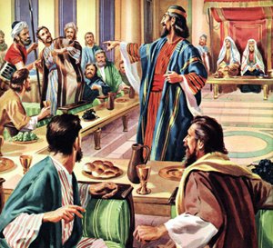 The Parable of the Wedding Feast by English School