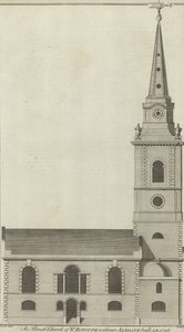 The Parish Church of St Botolph without Aldgate, London by English School