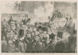The Peace Illuminations: A Street Scene by English School