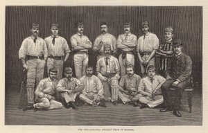 The Philadelphia Cricket Team in London by English School