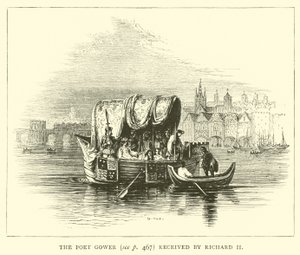 The Poet Gower received by Richard II