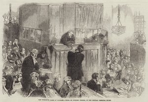 The Poisoning Cases at Rugeley, Trial of William Palmer, in the Central Criminal Court by English School