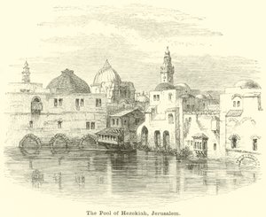 The Pool of Hezekiah, Jerusalem by English School
