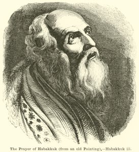The Prayer of Habakkuk (from an old Painting) by English School
