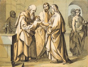 The Presentation in the Temple by English School
