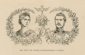 The Prince and Princess Frederick William of Prussia by English School
