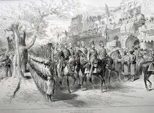 The Prince of Wales at Delhi: the Chandry Chowk