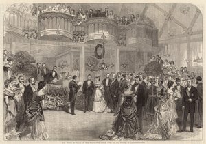 The Prince of Wales at the Telegraphic Soiree Given by Mr Pender by English School