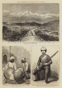 The Prince of Wales in India by English School