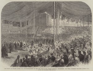 The Prince of Wales Laying the Foundation-Stone of the New Wing of St Mary