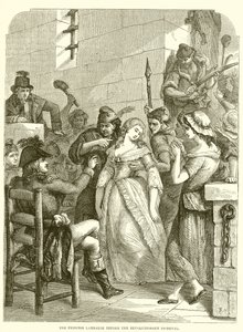 The Princess Lamballe before the Revolutionary Tribunal by English School