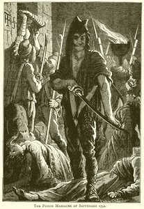 The Prison Massacre of September 1792 by English School
