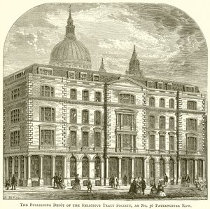 The Publishing Depot of the Religious Tract Society, at No. 56 Paternoster Row by English School