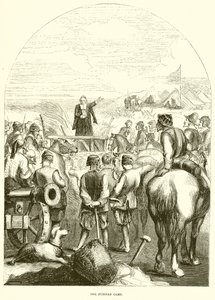 The Puritan Camp by English School